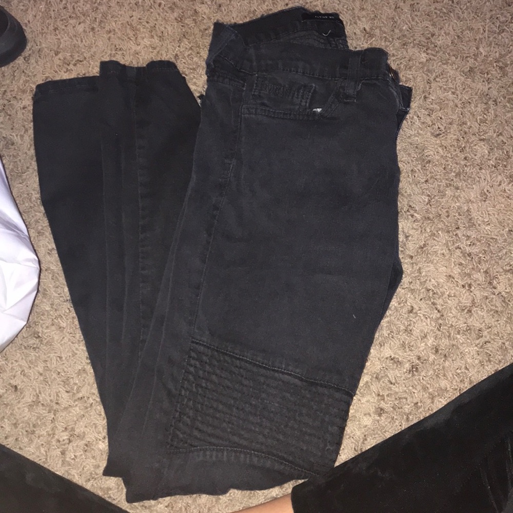 Black skater pants